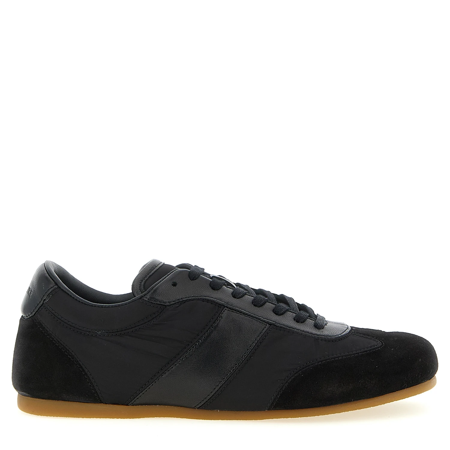 Black Polyamide Athletic Sneakers