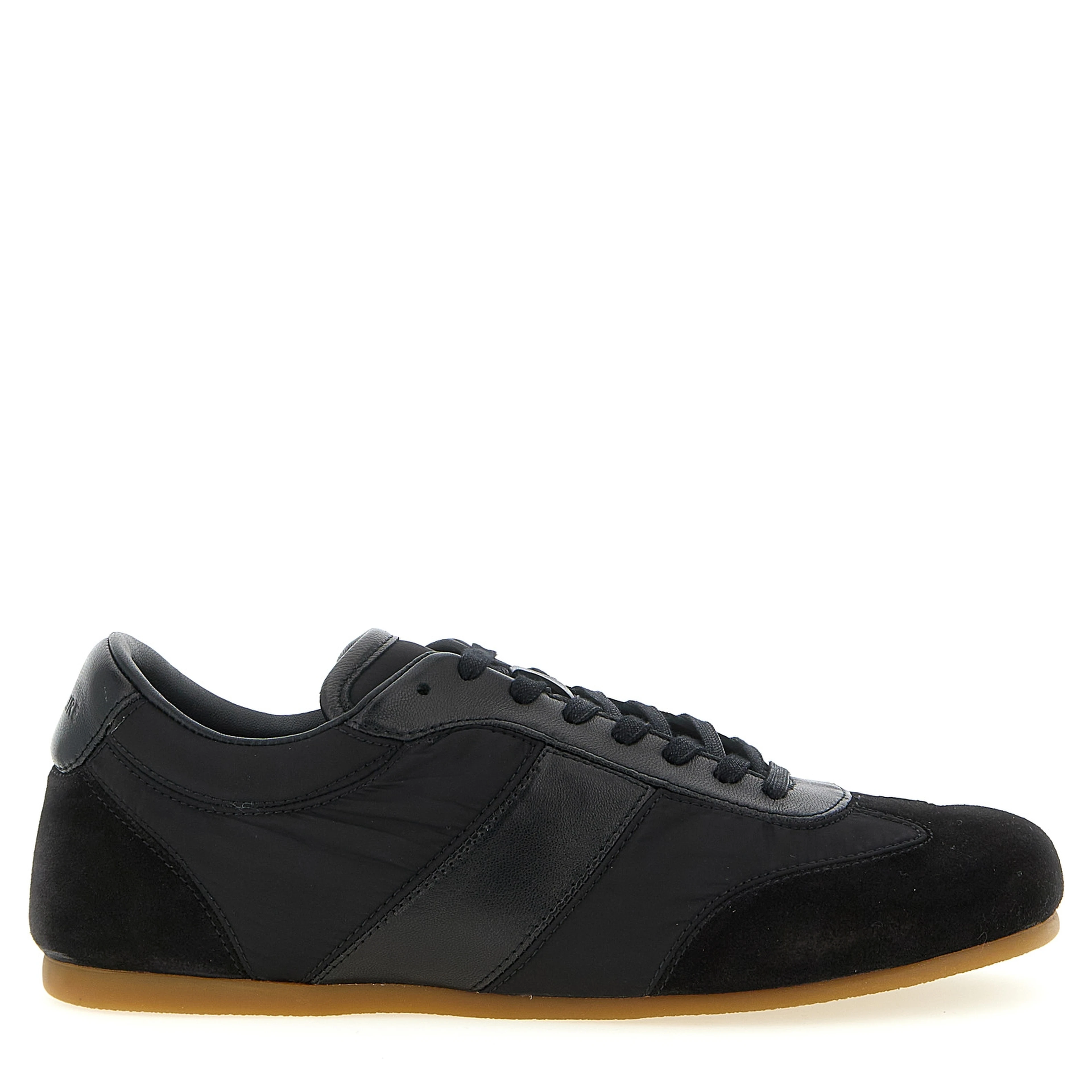 Black Polyamide Athletic Sneakers