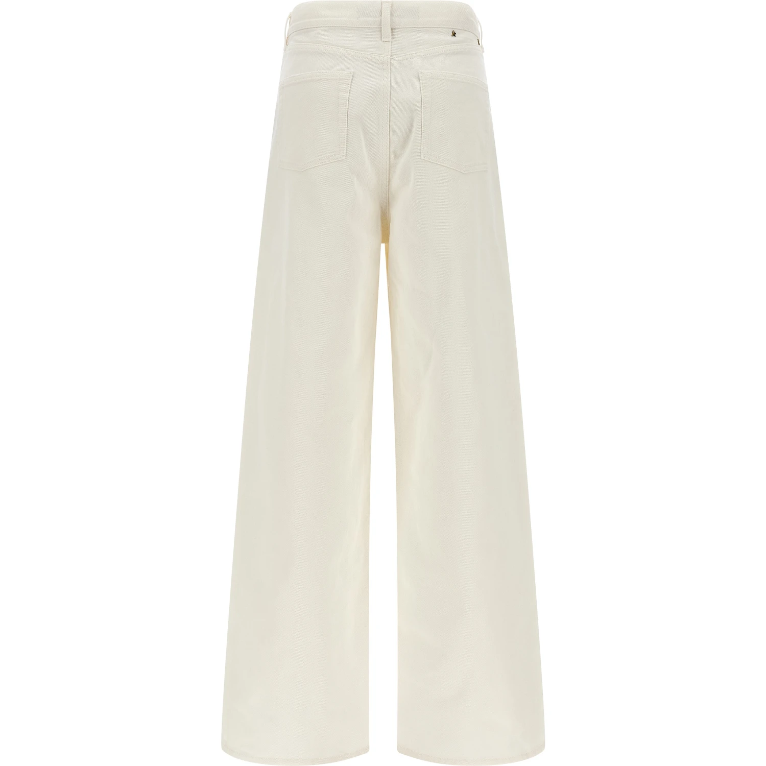 White Cotton Boyfriend Jeans