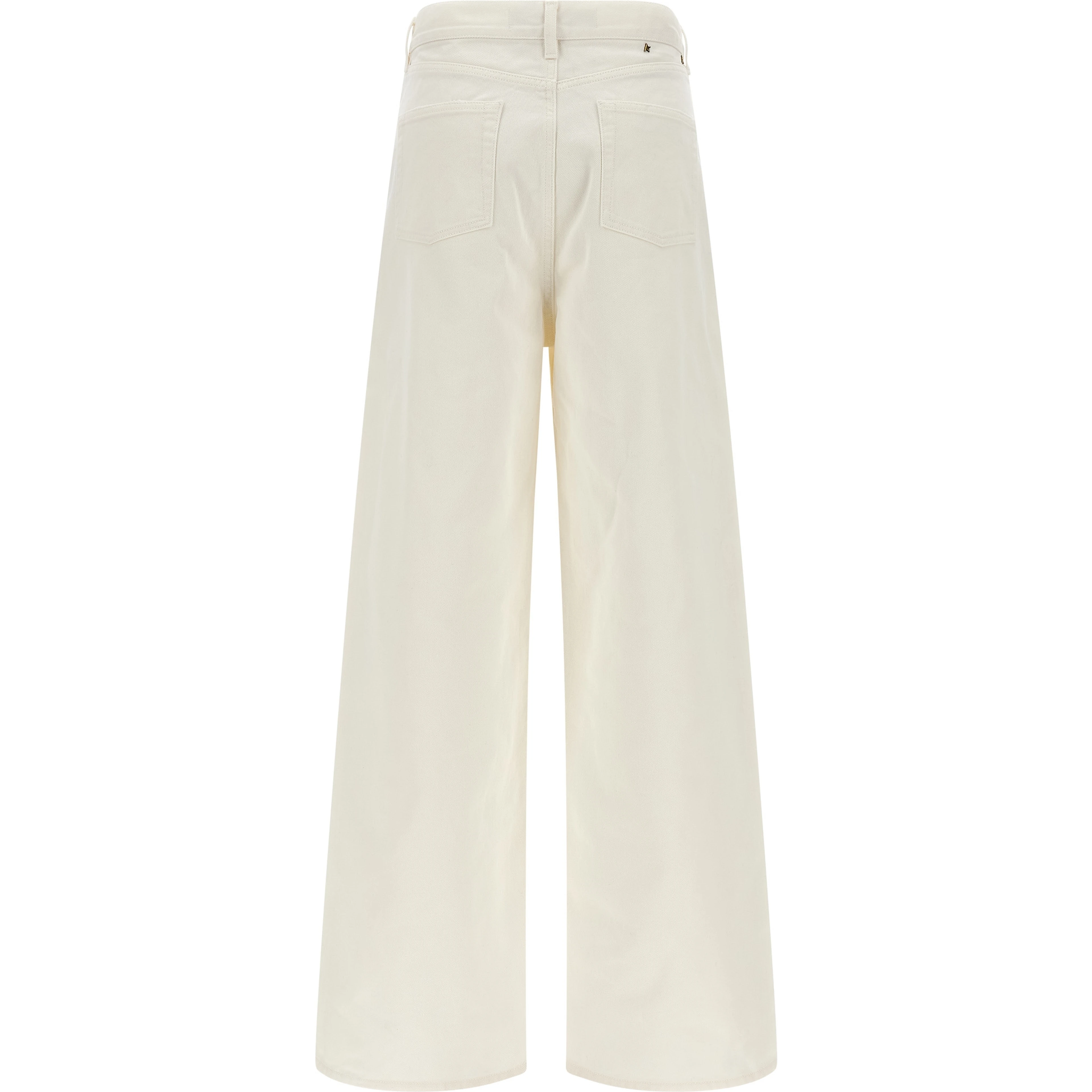 White Cotton Boyfriend Jeans