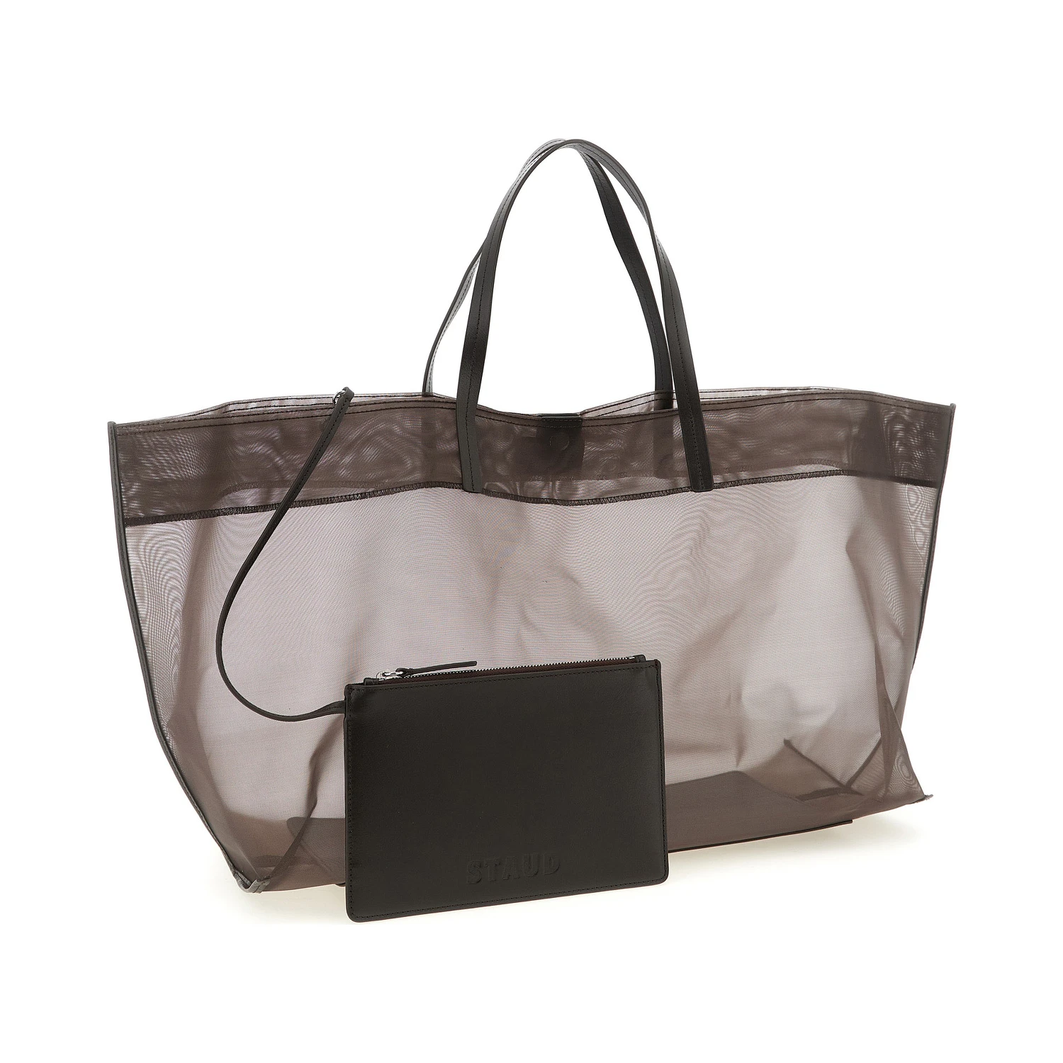 Brown Polyamide Tote Bag