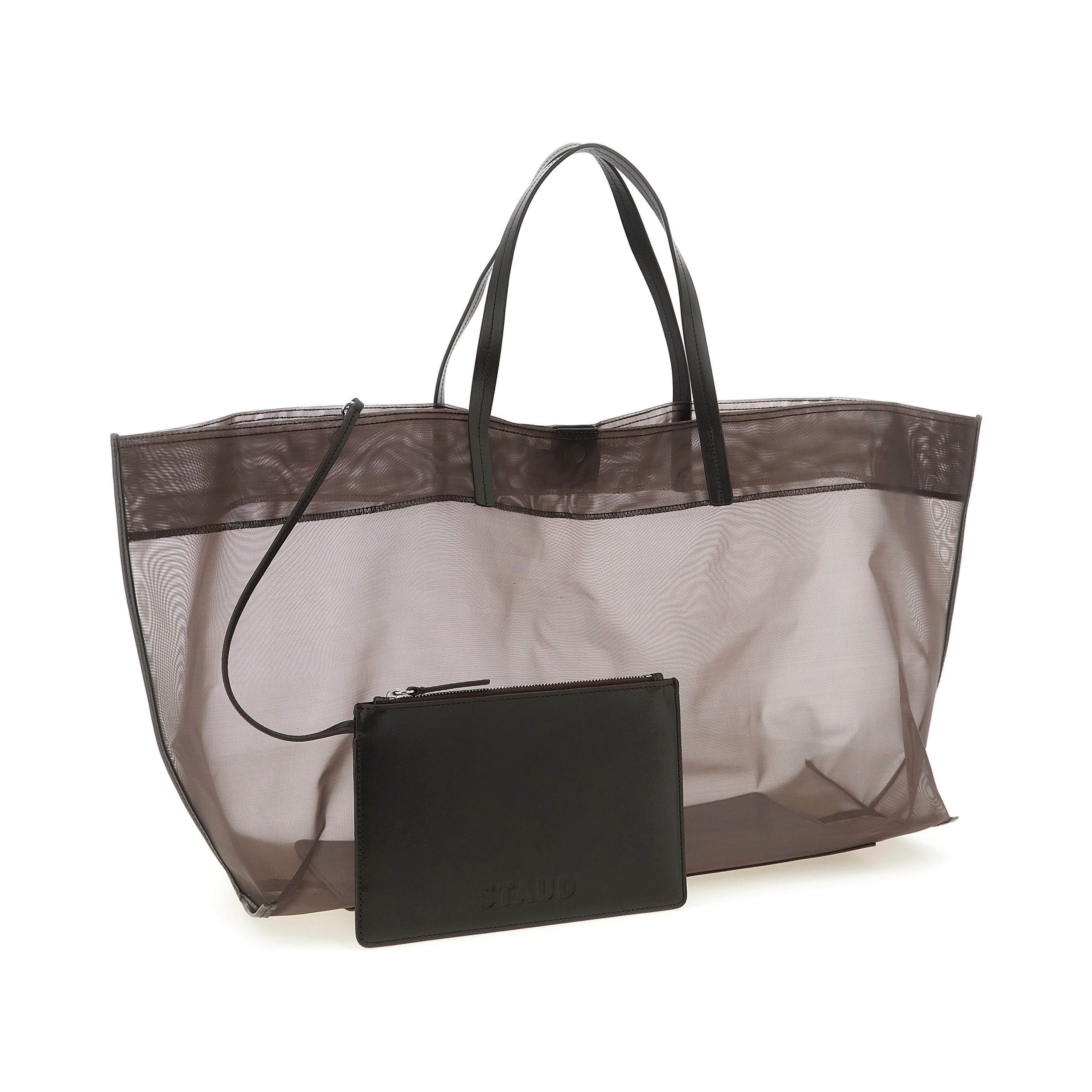 Brown Polyamide Tote Bag