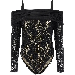 Black Polyamide Bodysuit