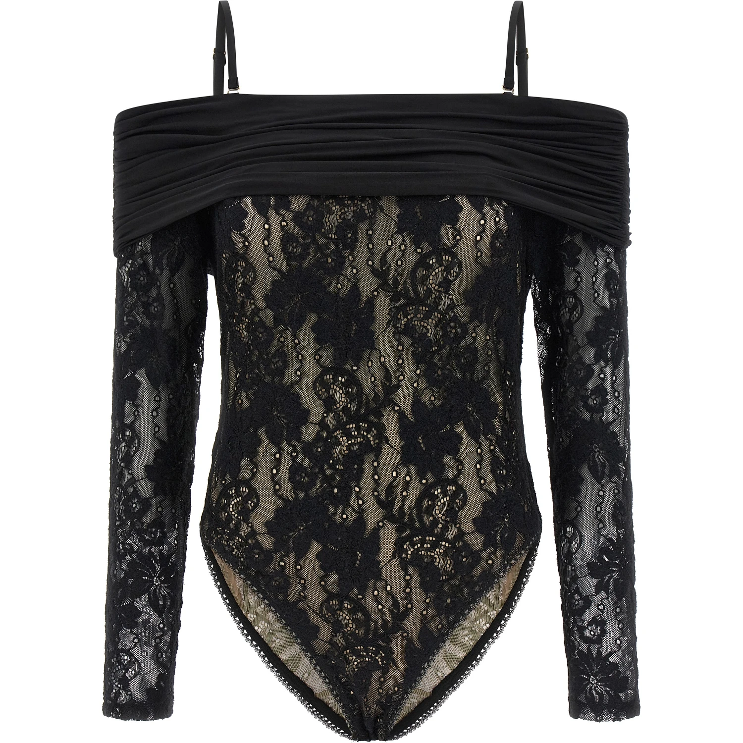 Black Polyamide Bodysuit