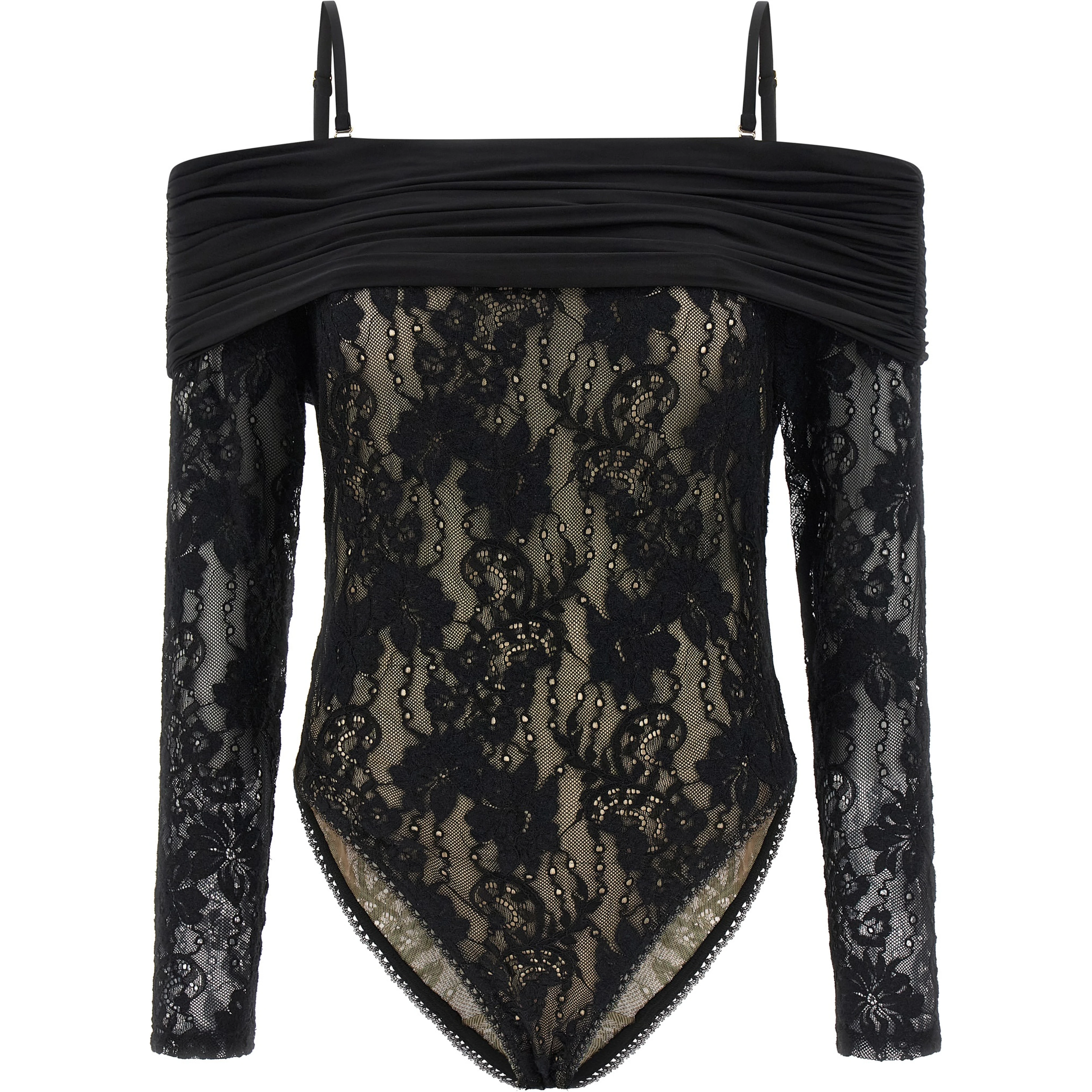 Black Polyamide Bodysuit