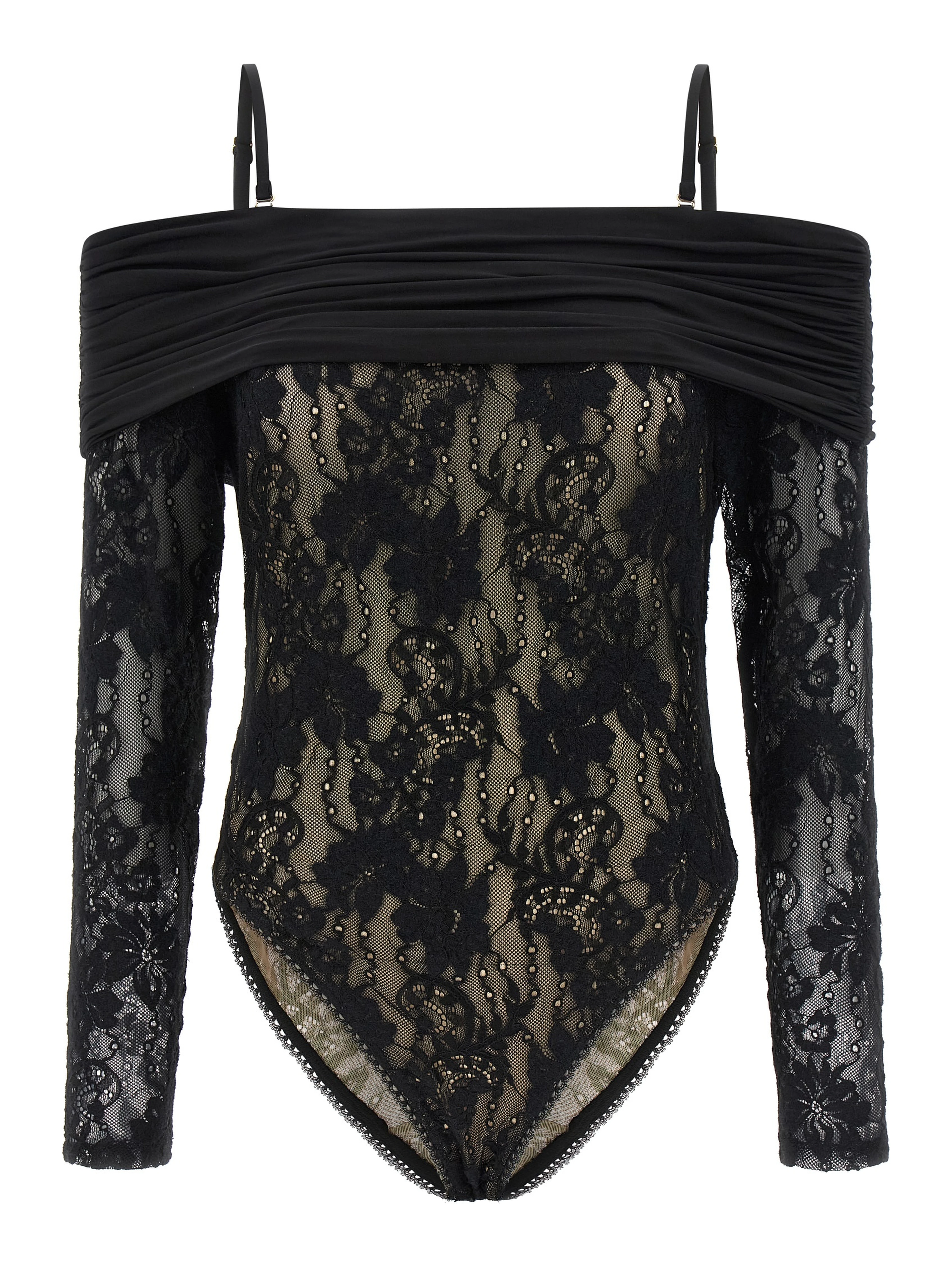 Black Polyamide Bodysuit