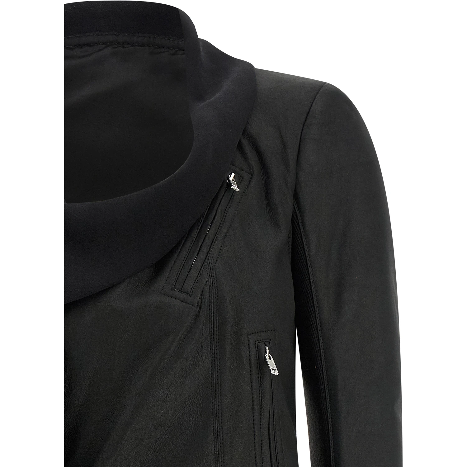 Black Lamb Leather Leather Jacket