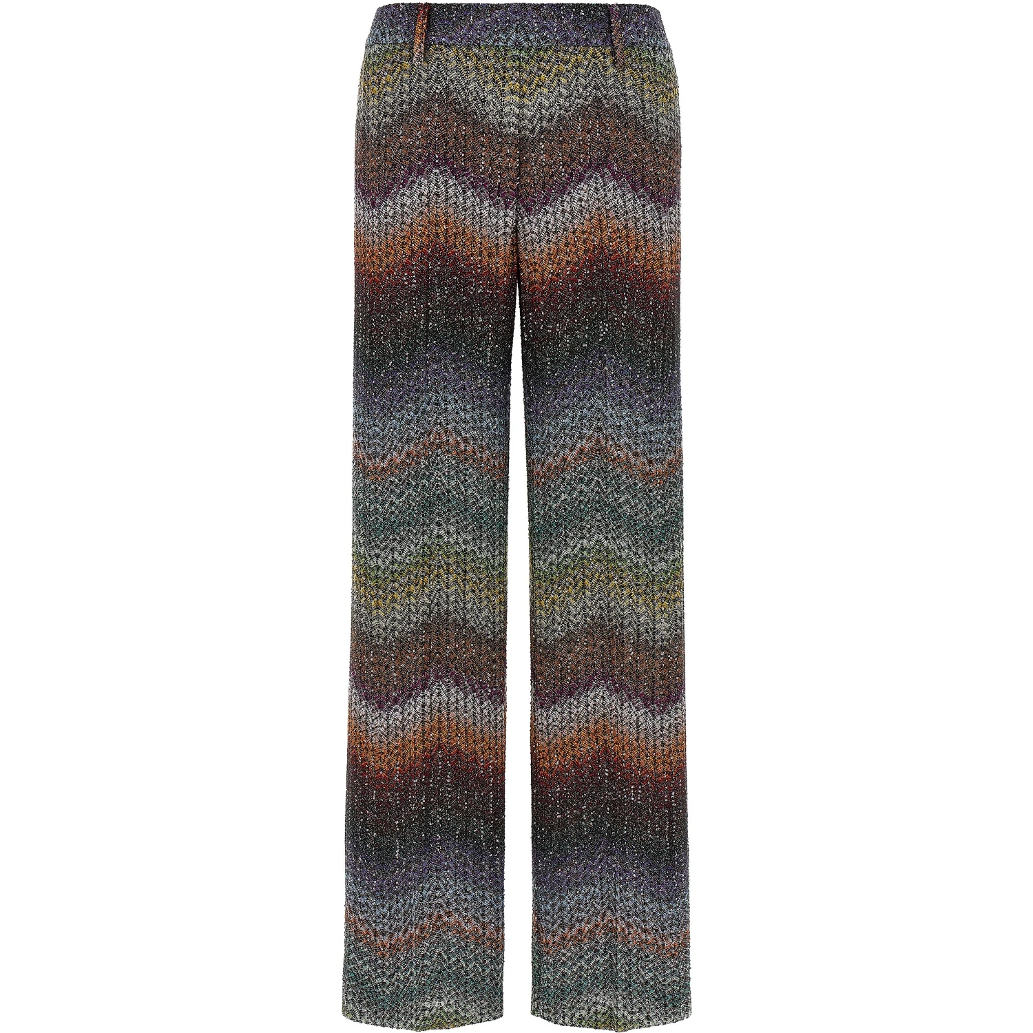Multicolor Viscose Casual Pants