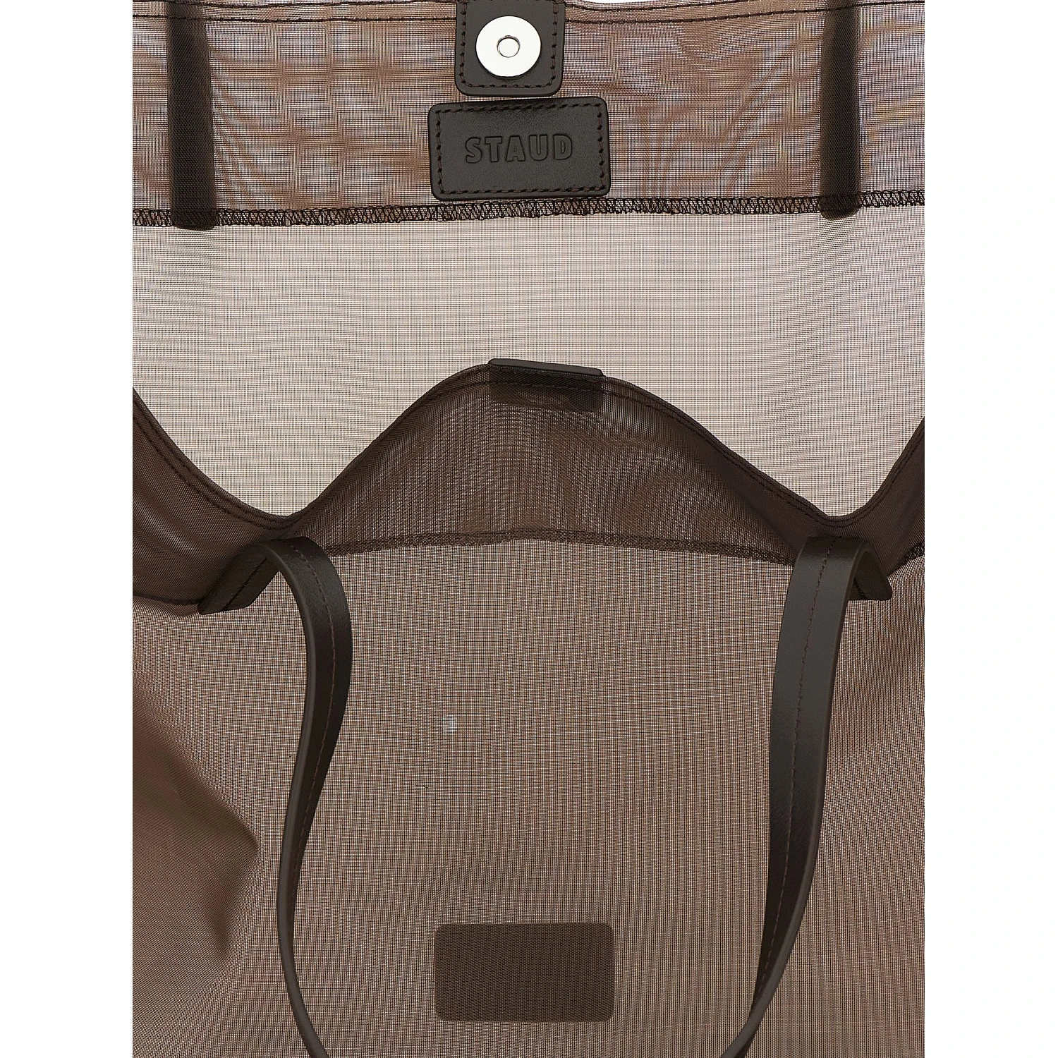 Brown Polyamide Tote Bag