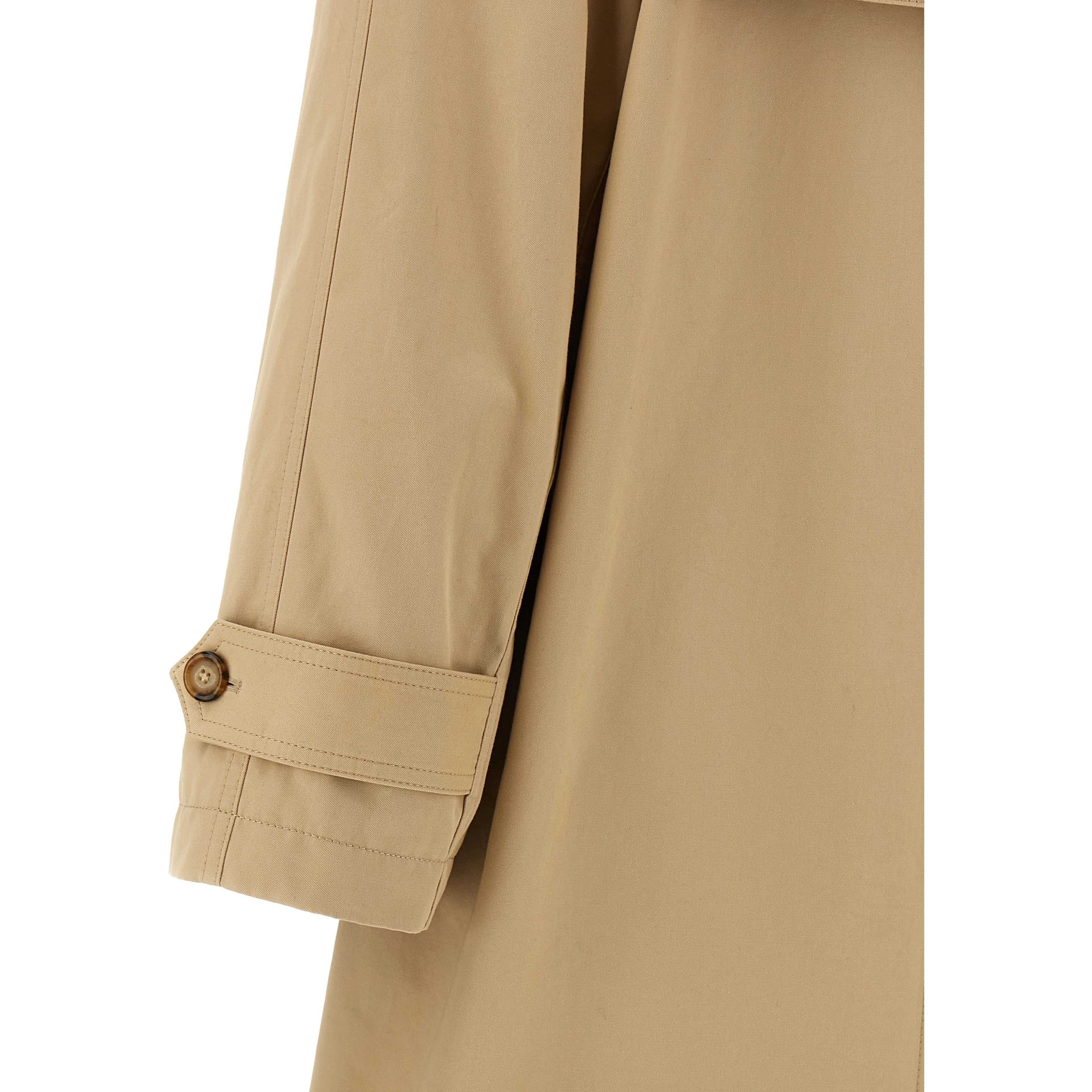 Beige Cotton Coat