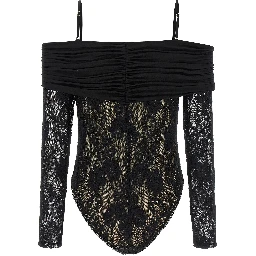 Black Polyamide Bodysuit
