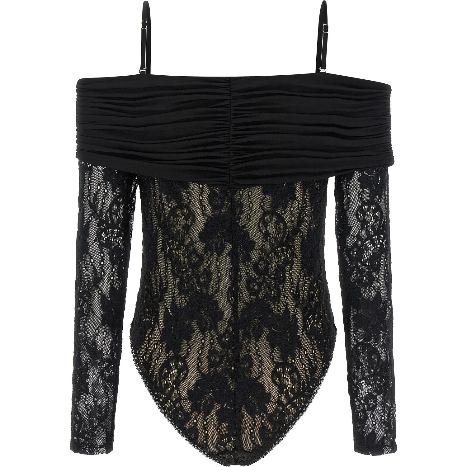 Black Polyamide Bodysuit
