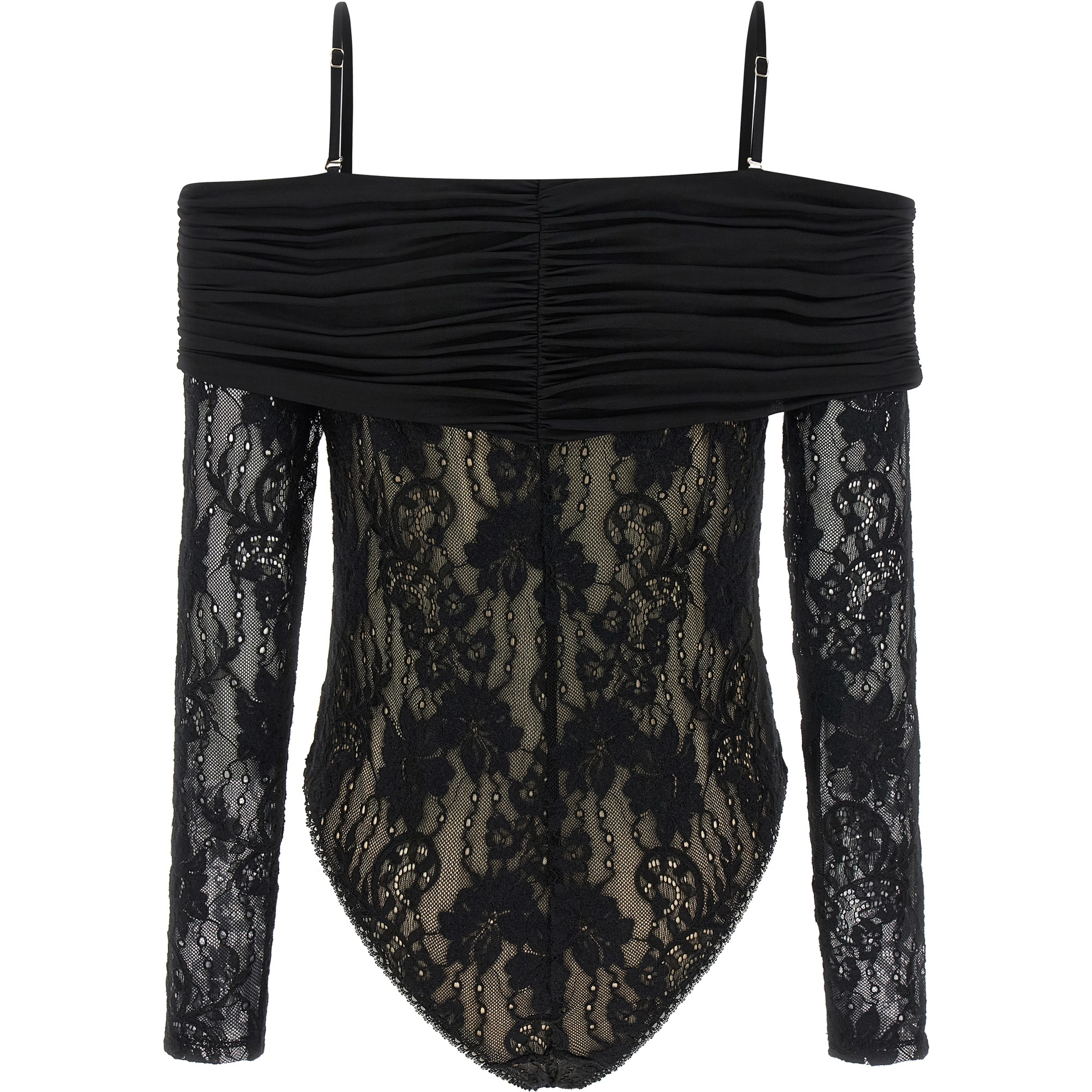 Black Polyamide Bodysuit