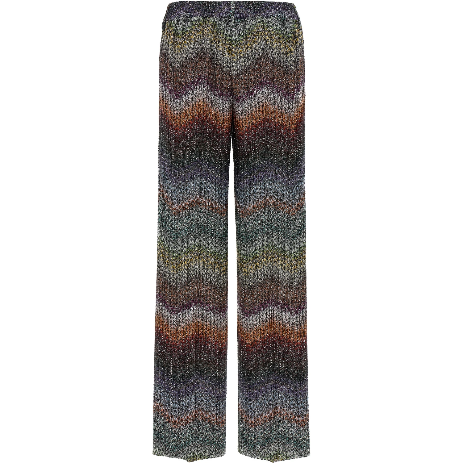 Multicolor Viscose Casual Pants