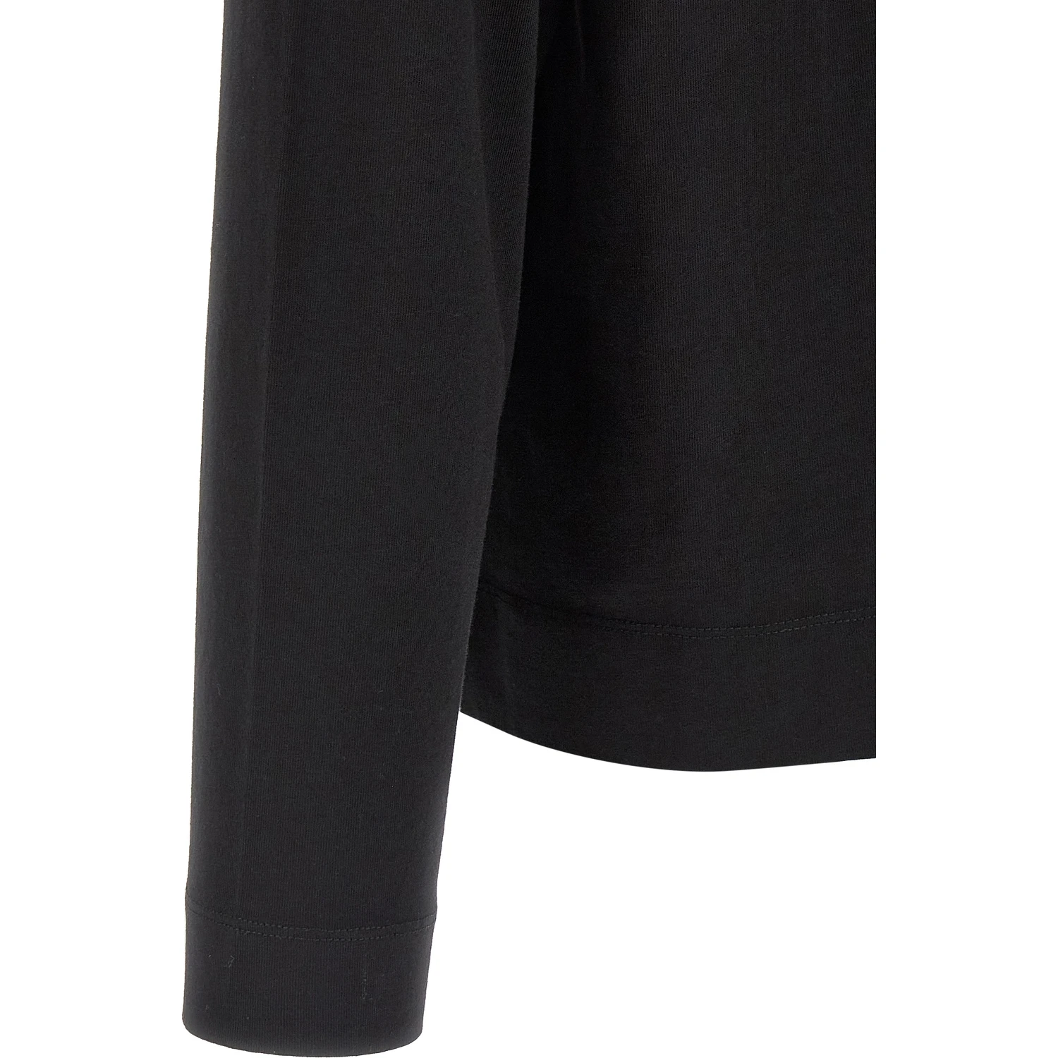 Black Cotton T-Shirt