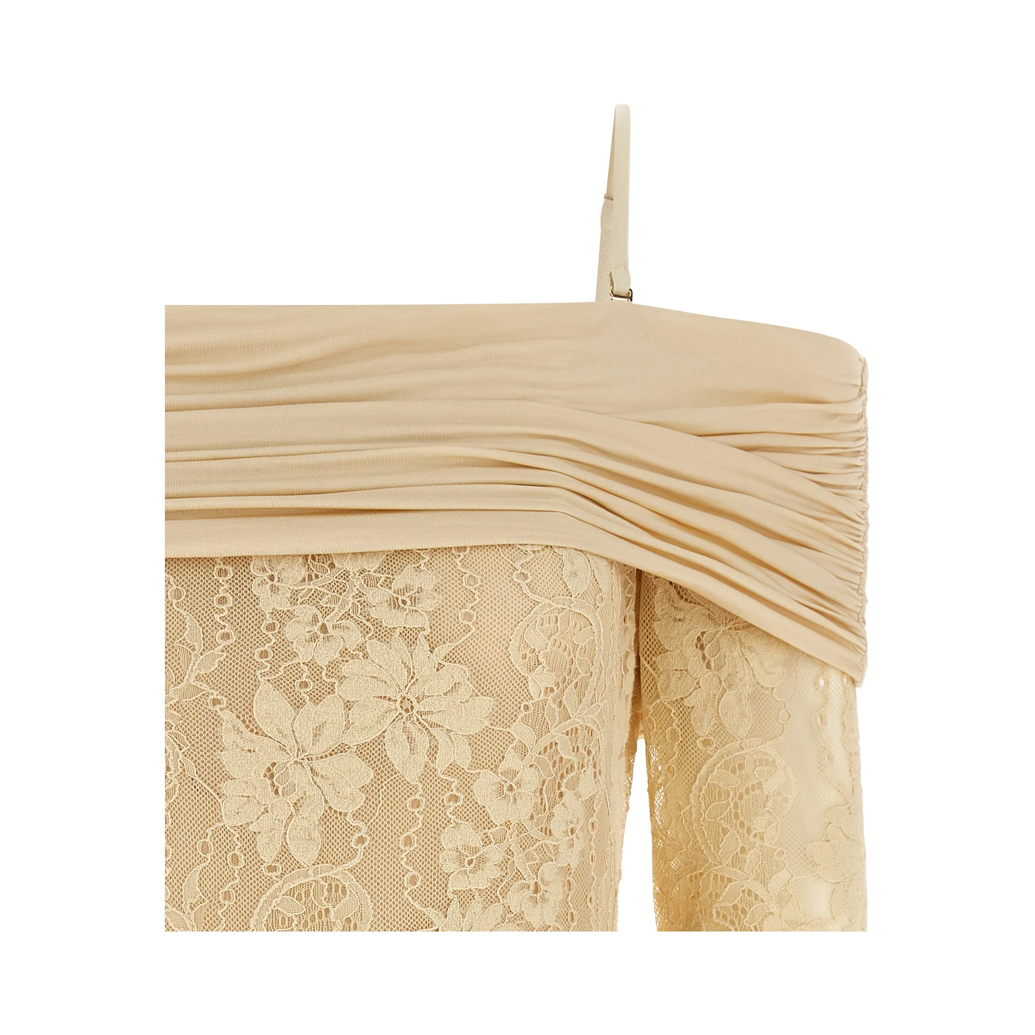 Beige Polyamide Bodysuit