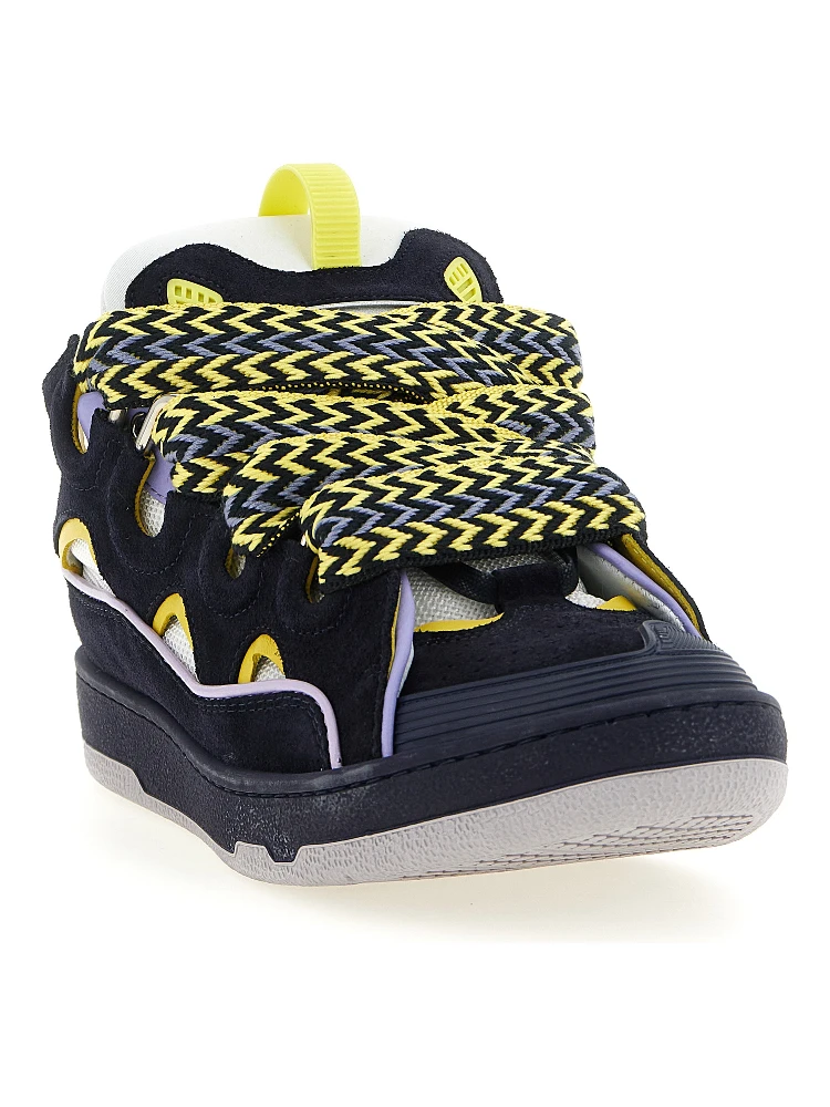 Blue Calfskin Athletic Sneakers alternative
