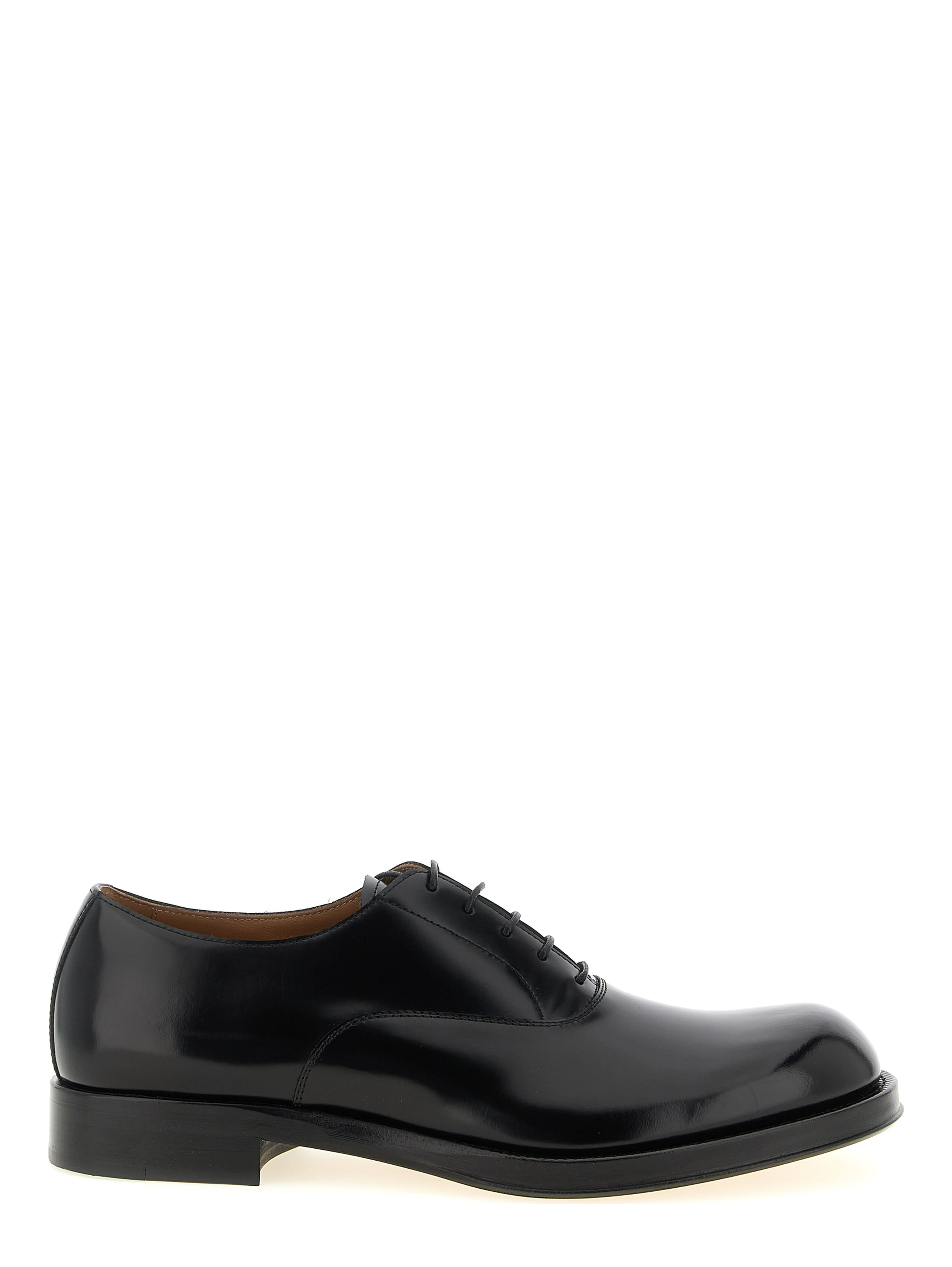 Black Calfskin Oxfords And Derbies