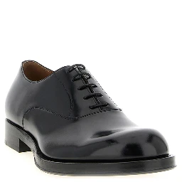 Black Calfskin Oxfords And Derbies