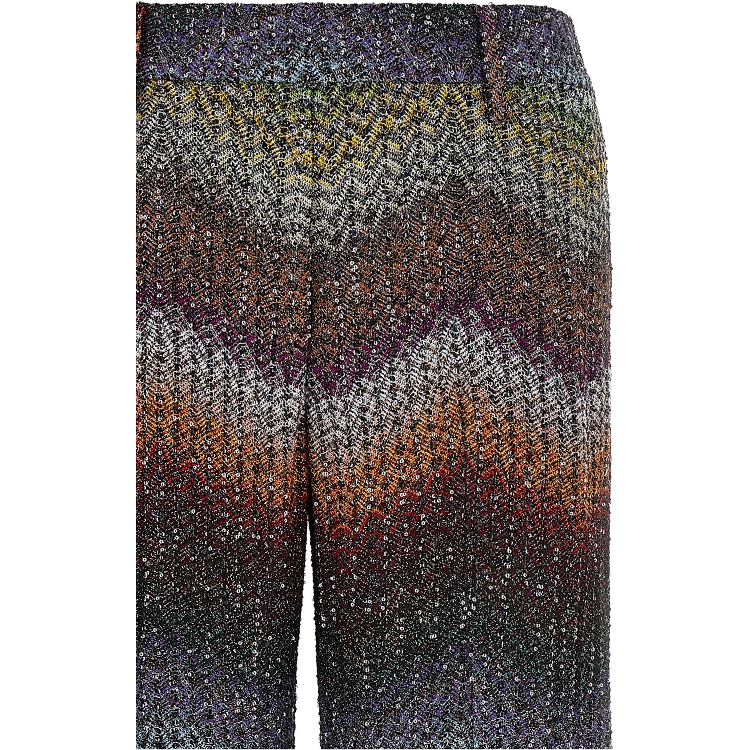 Multicolor Viscose Casual Pants