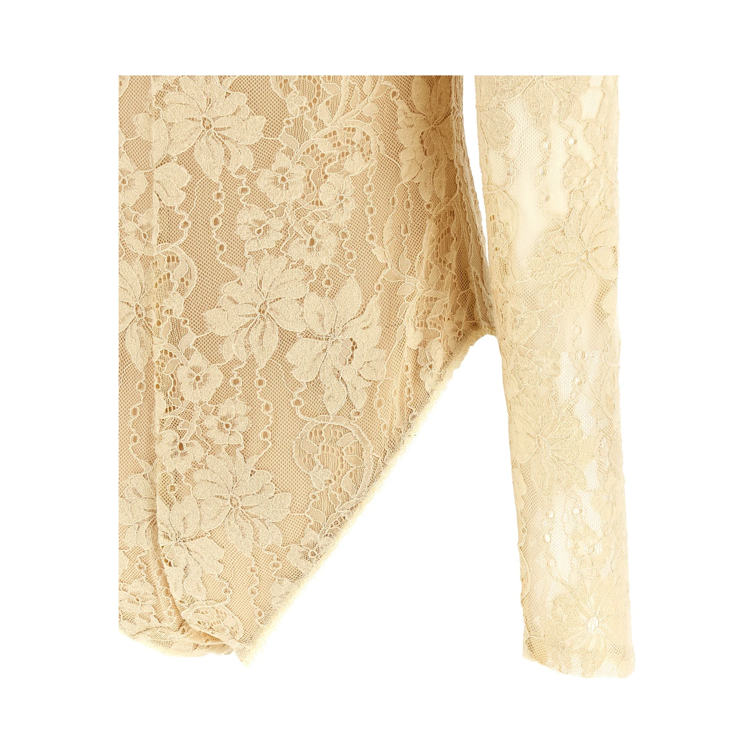 Beige Polyamide Bodysuit