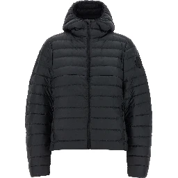 Black Polyamide Full-Length Jacket