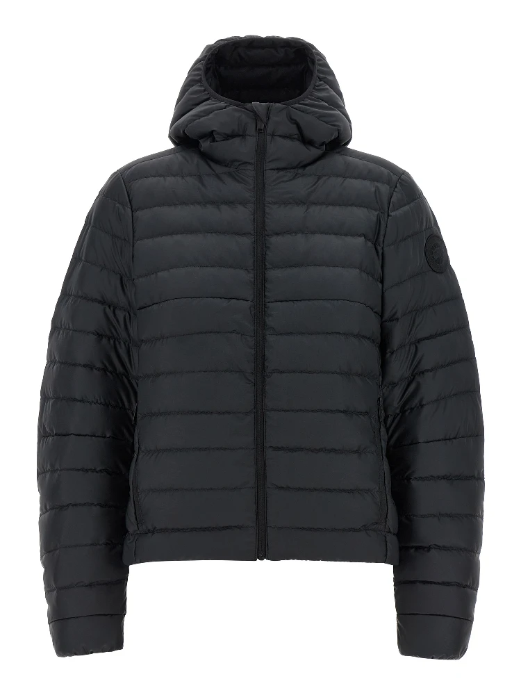 Black Polyamide Full-Length Jacket