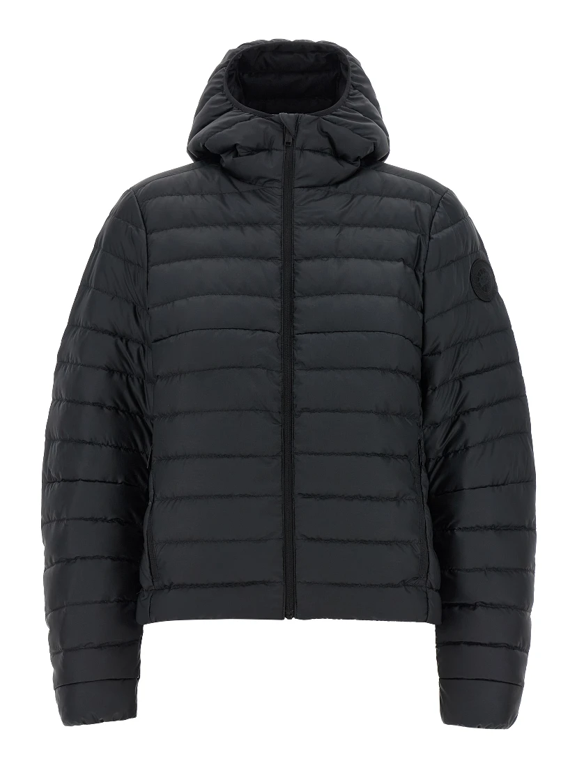 Black Polyamide Full-Length Jacket