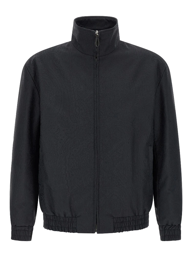 Blue Polyamide Jacket