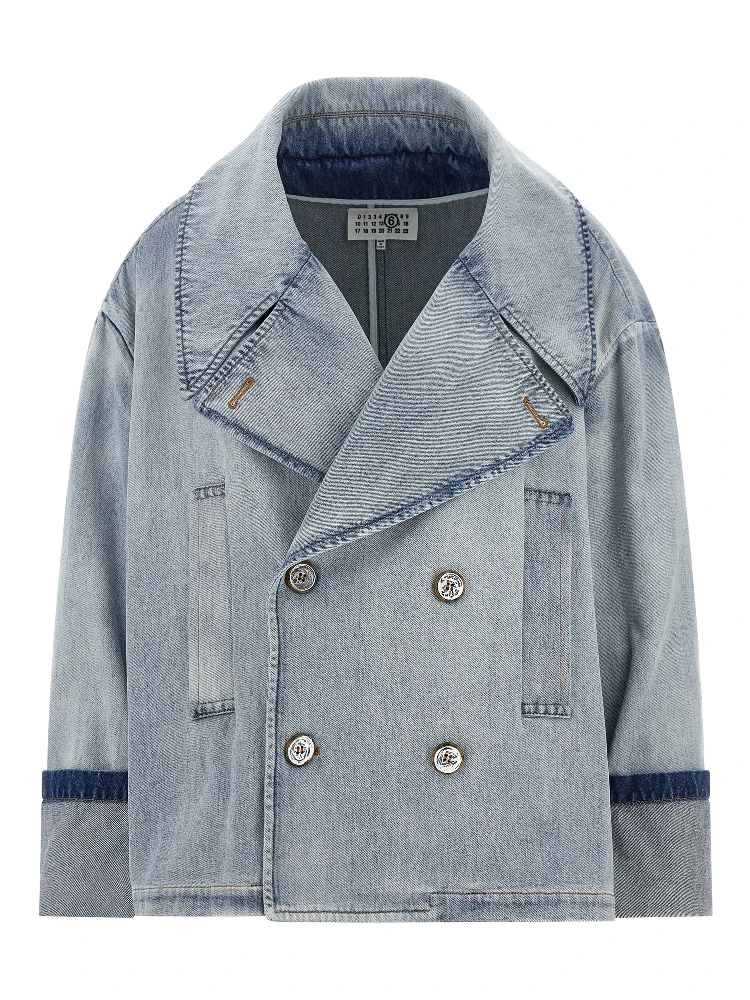 Blue Cotton Denim Jacket