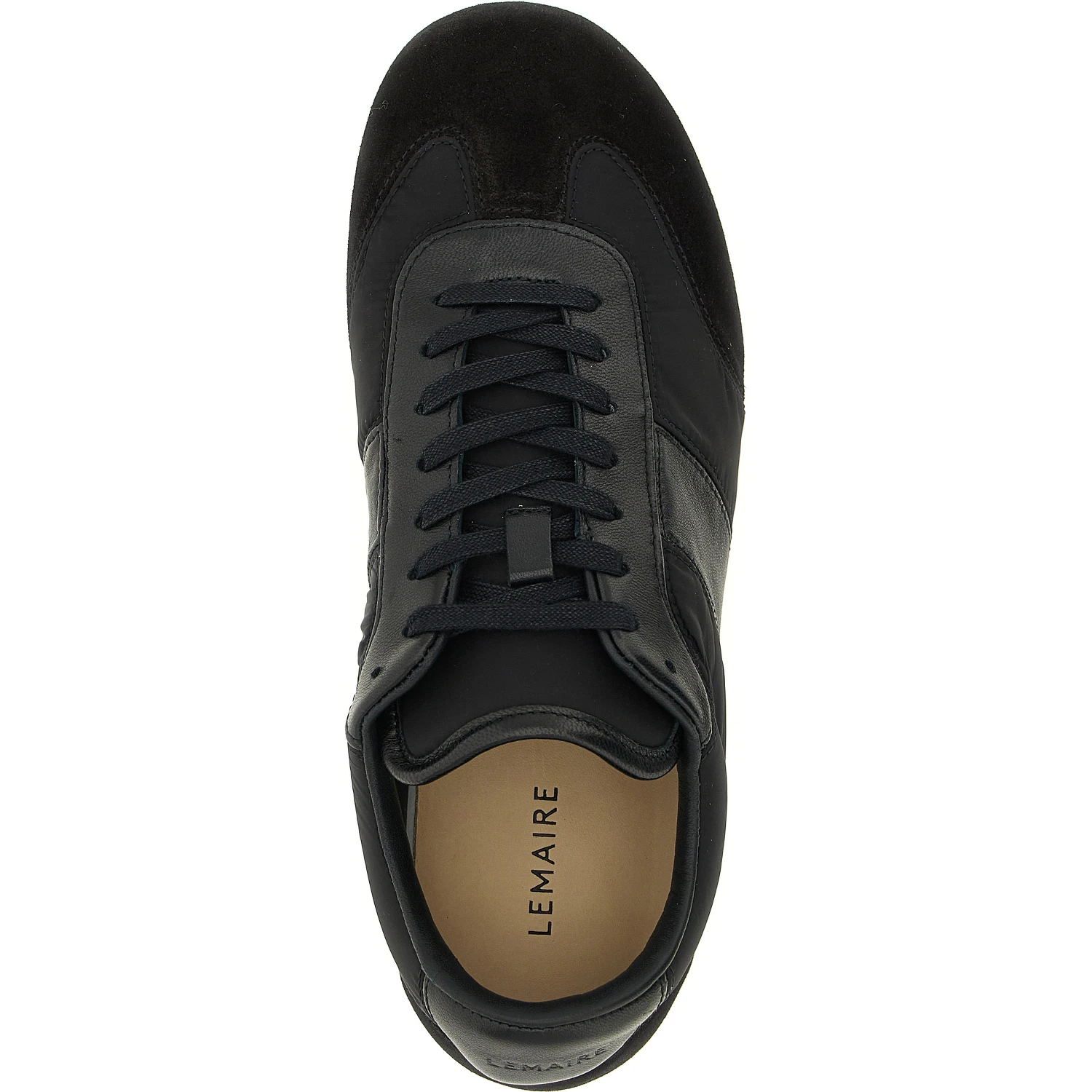 Black Polyamide Athletic Sneakers