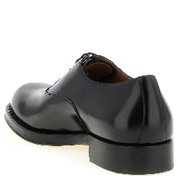 Black Calfskin Oxfords And Derbies