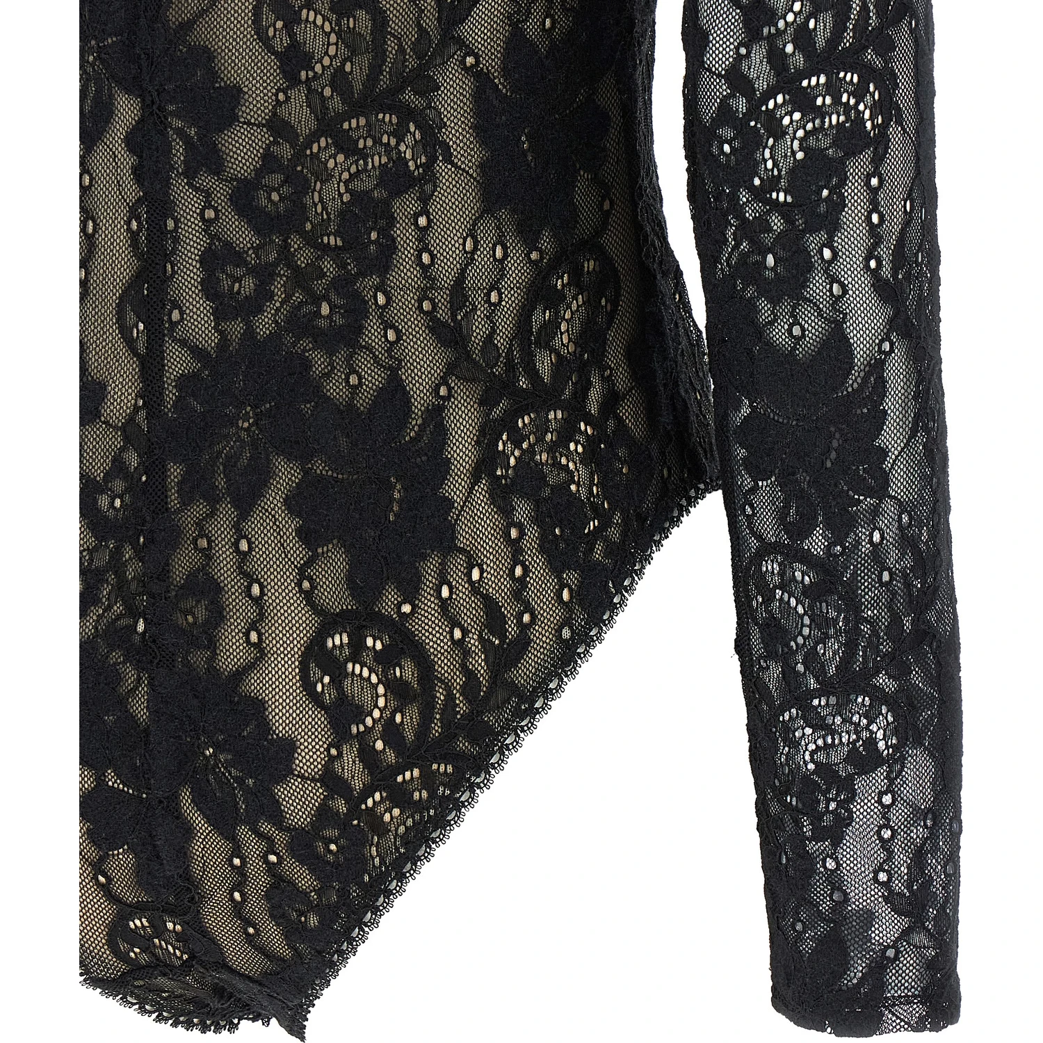 Black Polyamide Bodysuit