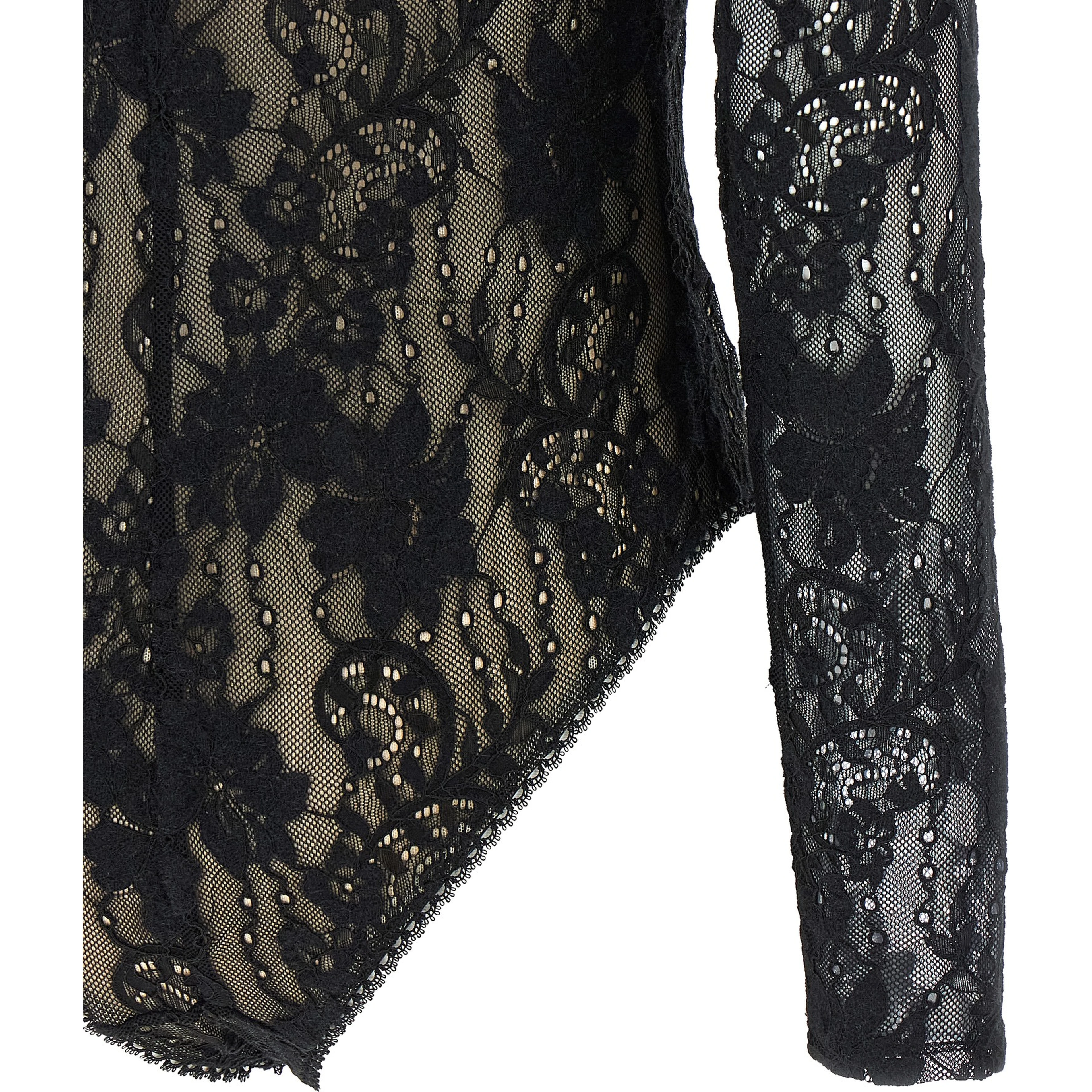 Black Polyamide Bodysuit