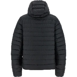 Black Polyamide Full-Length Jacket