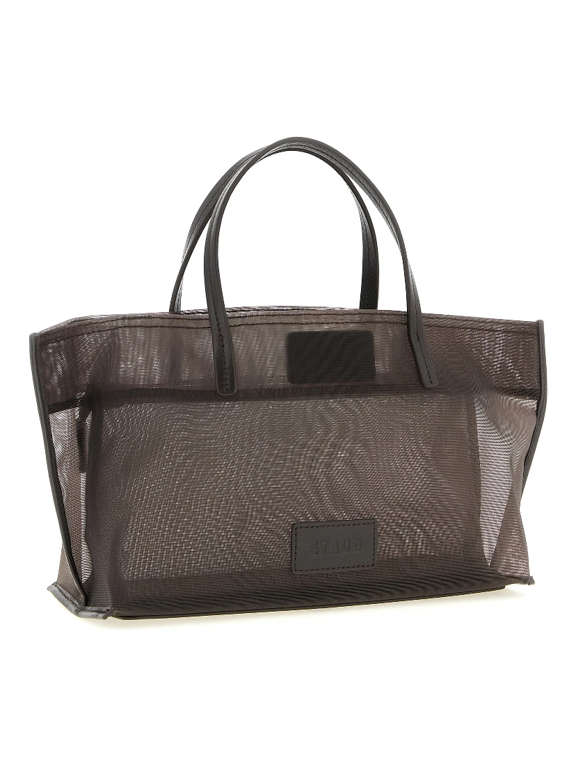 Brown Polyamide Tote Bag