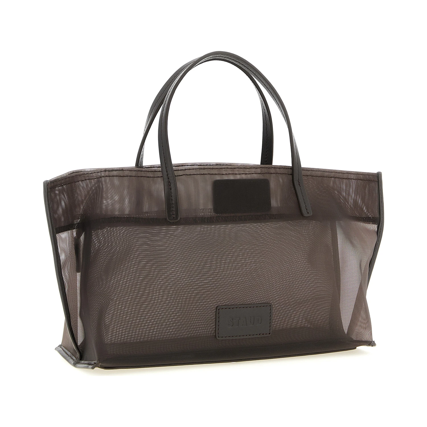 Brown Polyamide Tote Bag