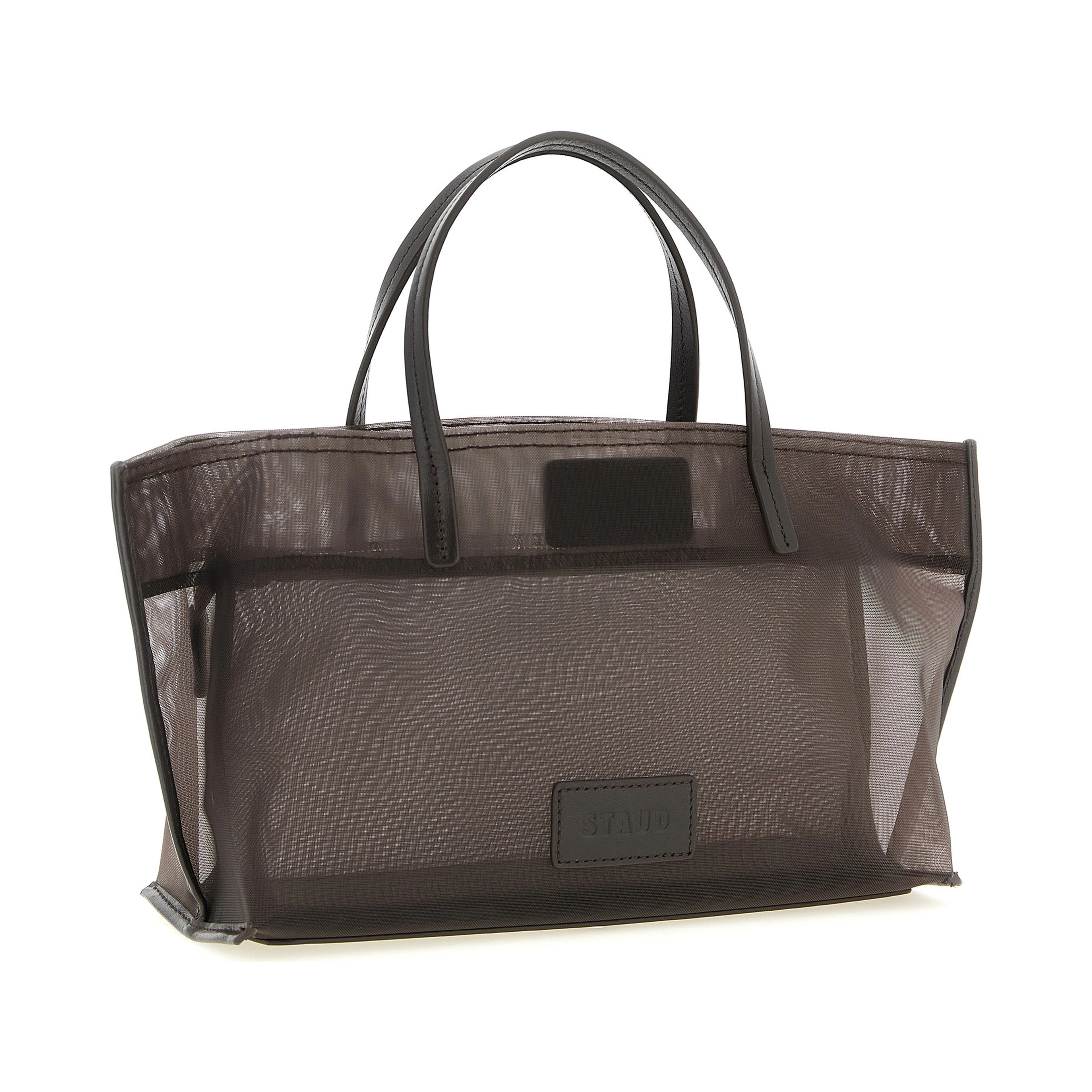 Brown Polyamide Tote Bag