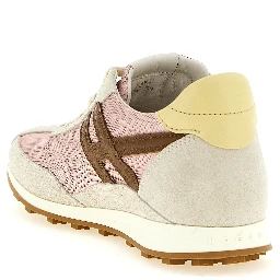 Multicolor Cotton Athletic Sneakers