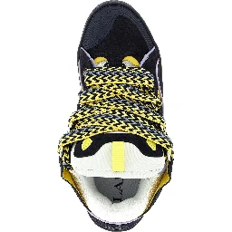 Blue Calfskin Athletic Sneakers