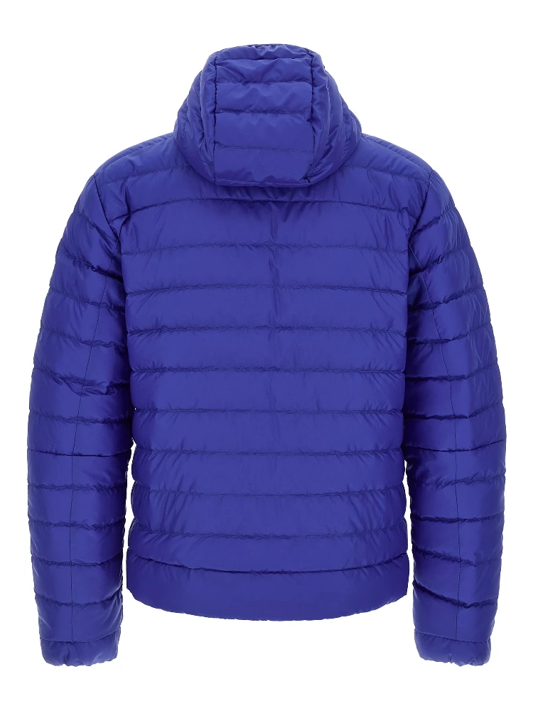 Blue Polyamide Full-Length Jacket alternative