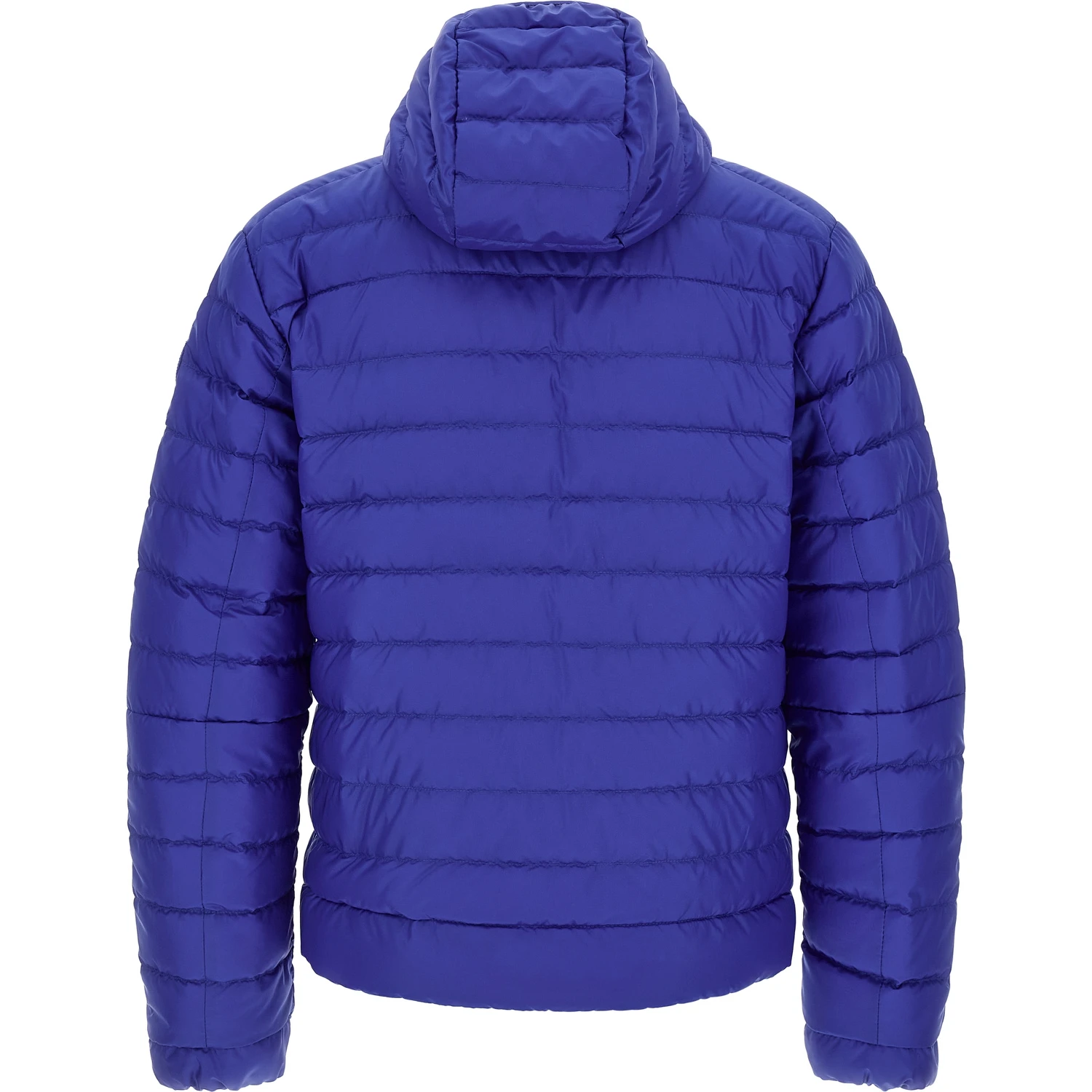 Blue Polyamide Full-Length Jacket