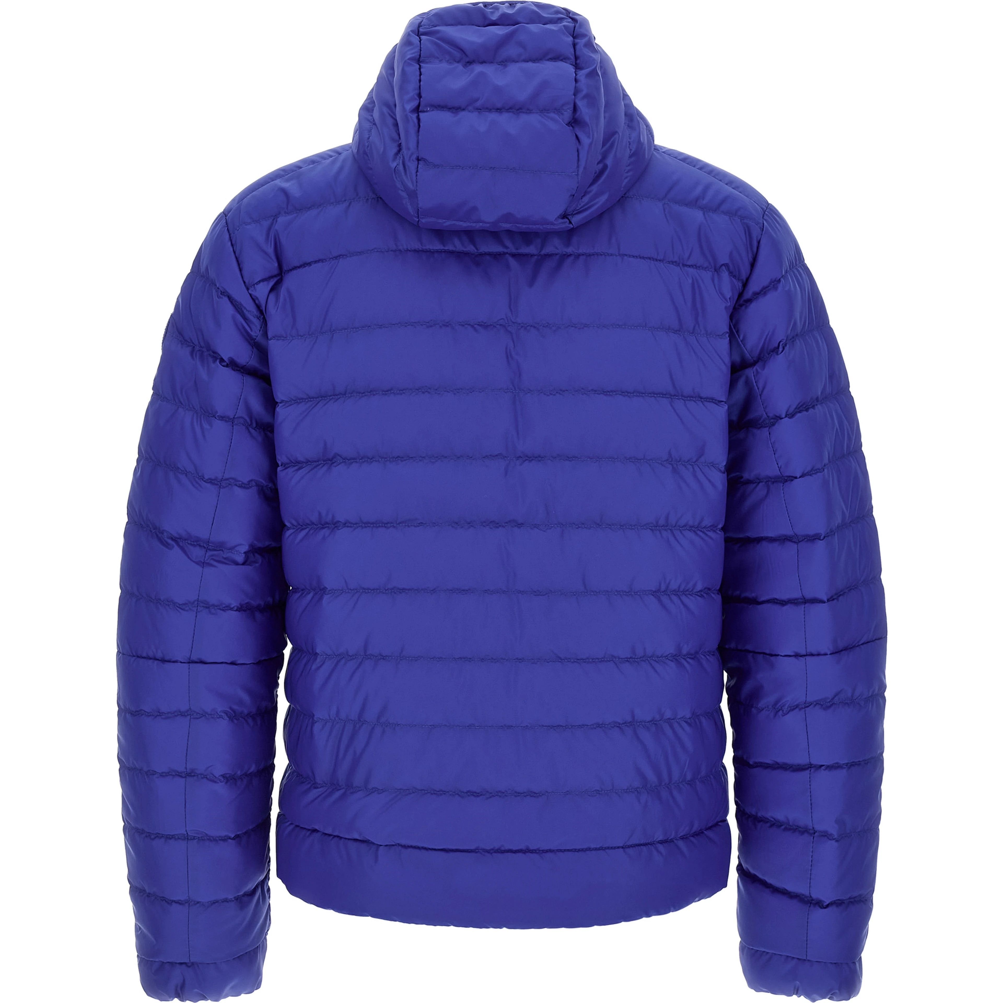 Blue Polyamide Full-Length Jacket