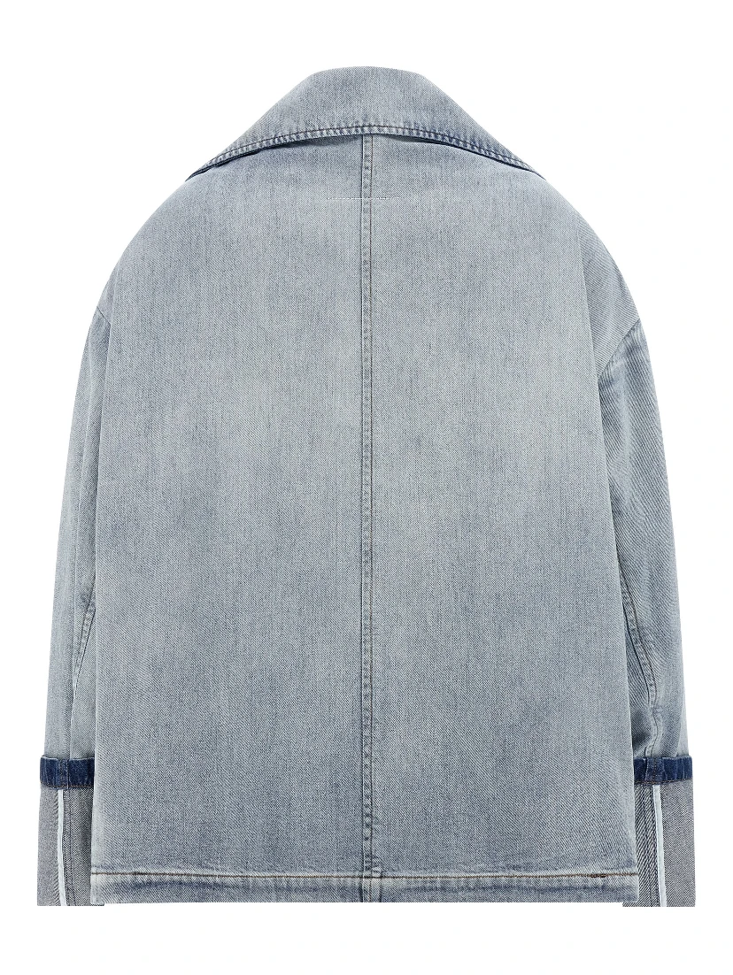 Blue Cotton Denim Jacket