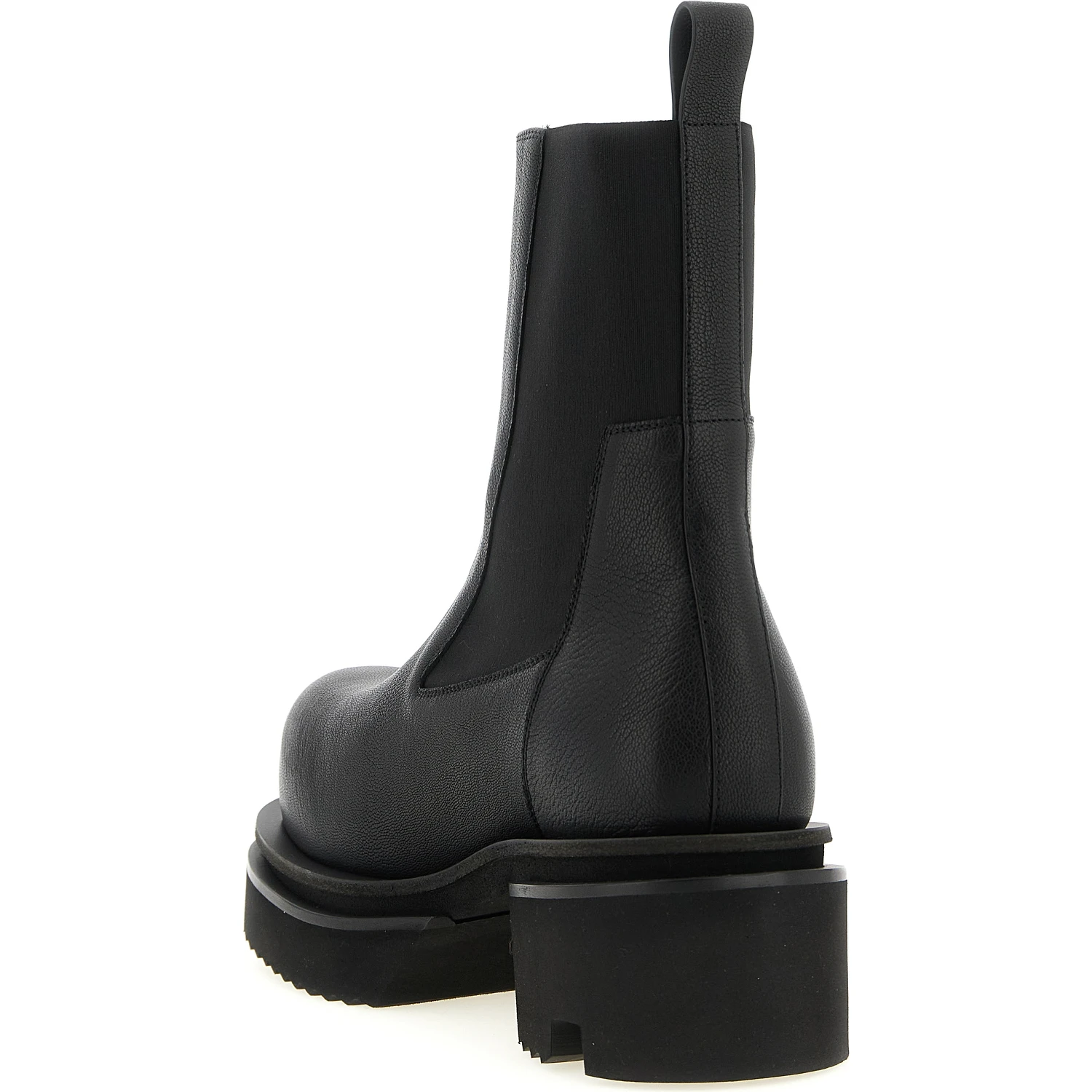 Black Goatskin Ankle Boots
