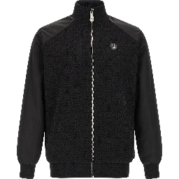 Black Cotton Sweatshirt