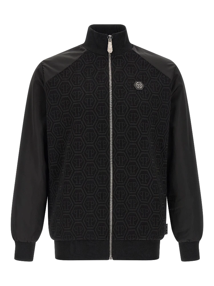 Black Cotton Sweatshirt
