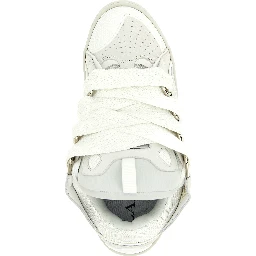 White Calfskin Chunky Sneakers