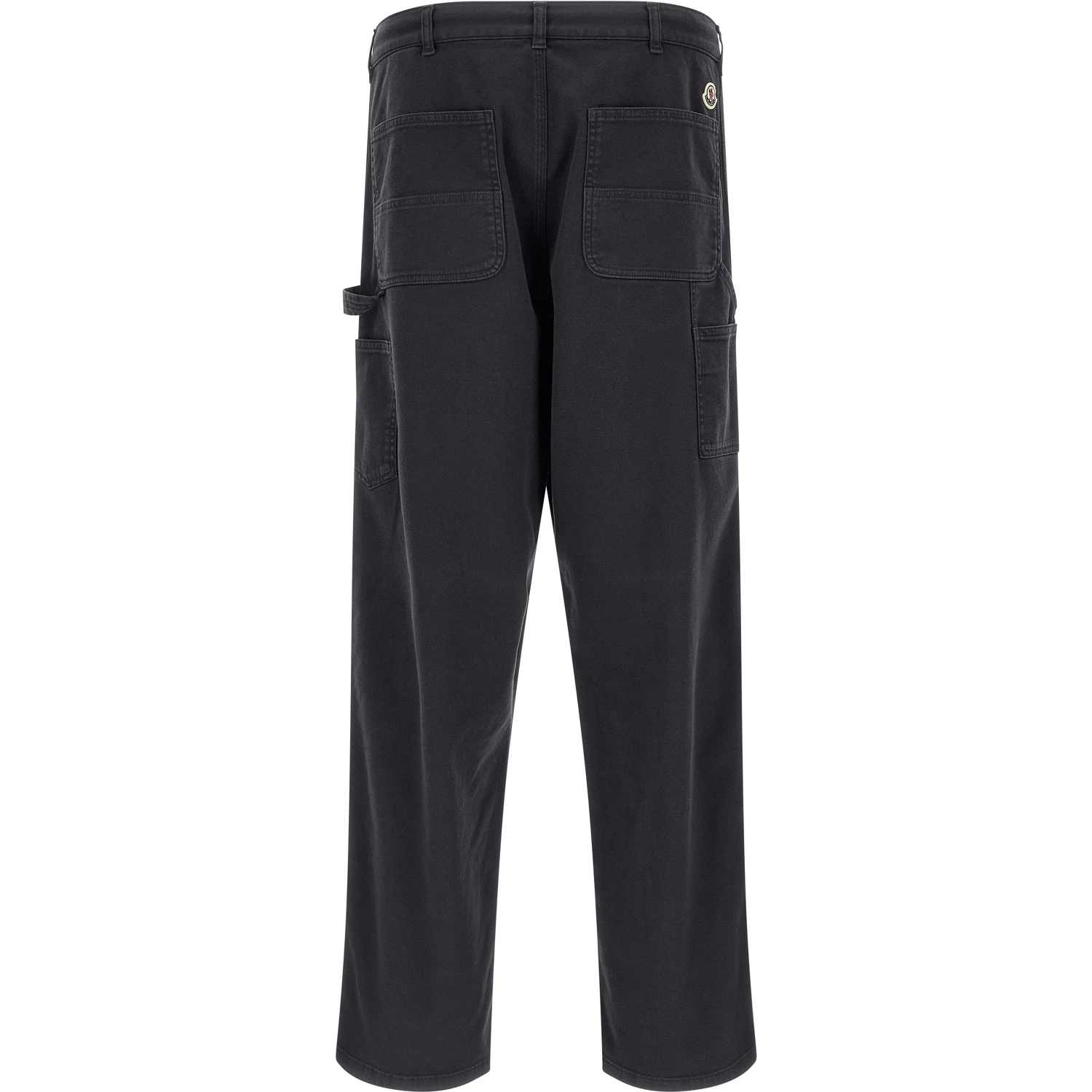 Blue Cotton Cargo Pants