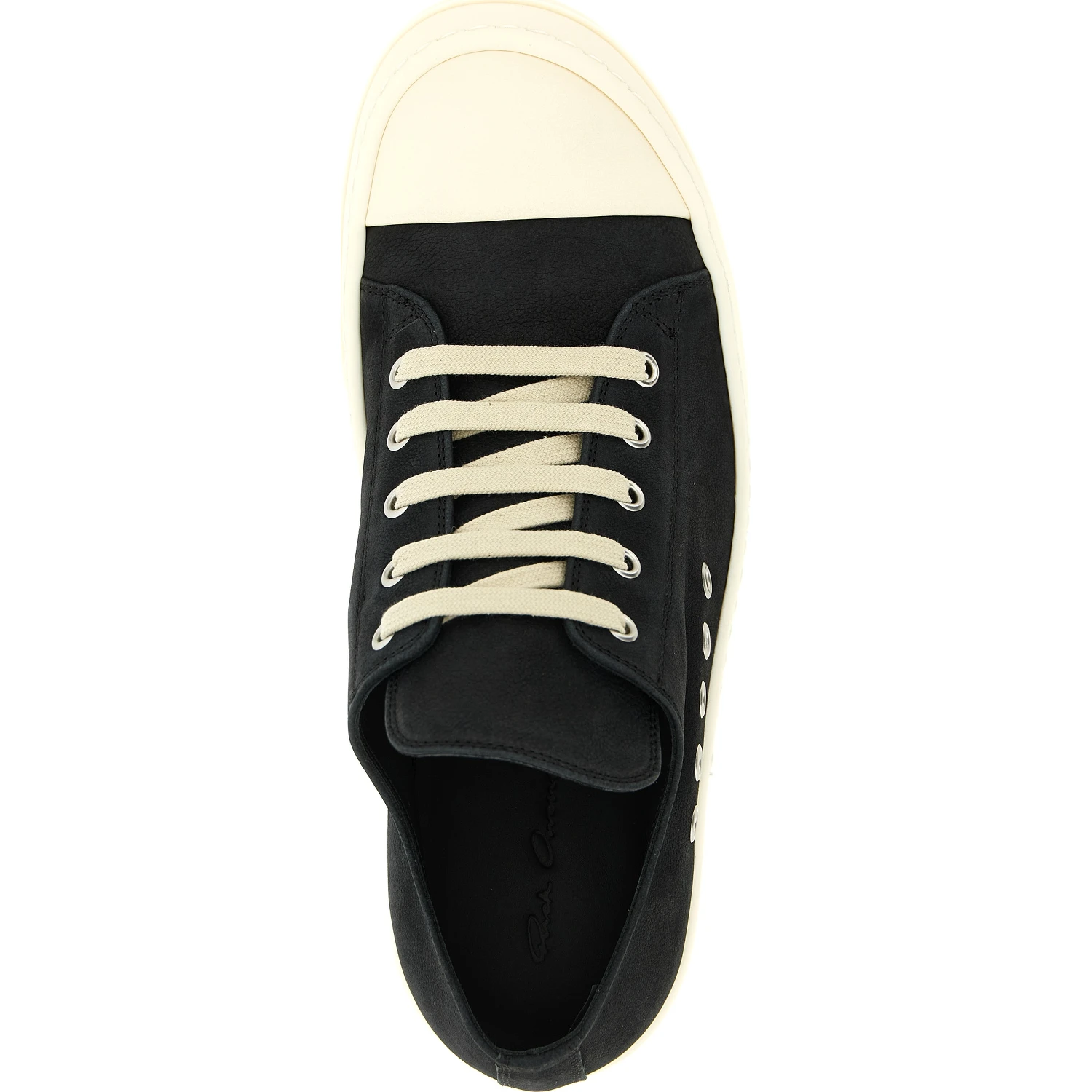 Black Calfskin Low Top Sneakers